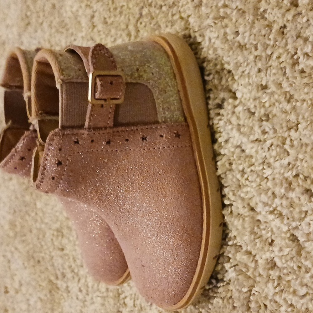 Pink Stride Rite booties